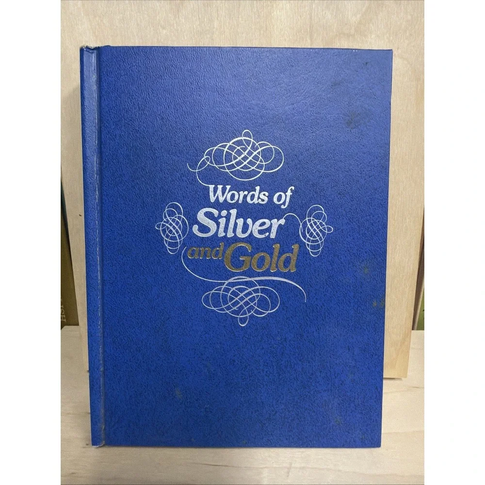 1977‎ Words of Silver And Gold by Jo Petty Hard Cover  fleming h revell company